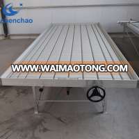 wholesale plastic film single span greenhouse benches